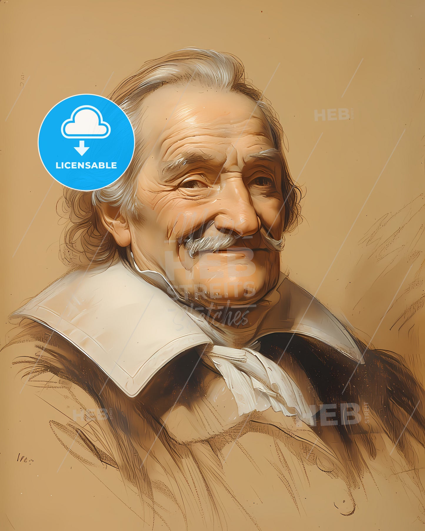 Lope, de Vega, 1562 - 1635, a portrait of a man