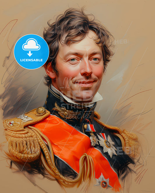 Duke of Wellington, Arthur Wellesley, 1769 - 1852, a man in a military uniform