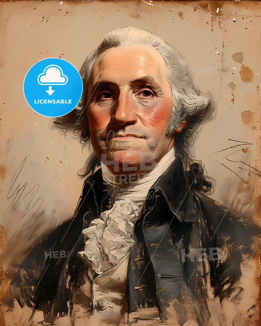 George, Washington, 1732 - 1799, a painting of a man
