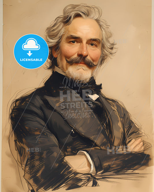 Alexander, Gorchakov, 1798 - 1883, a man with a mustache and beard
