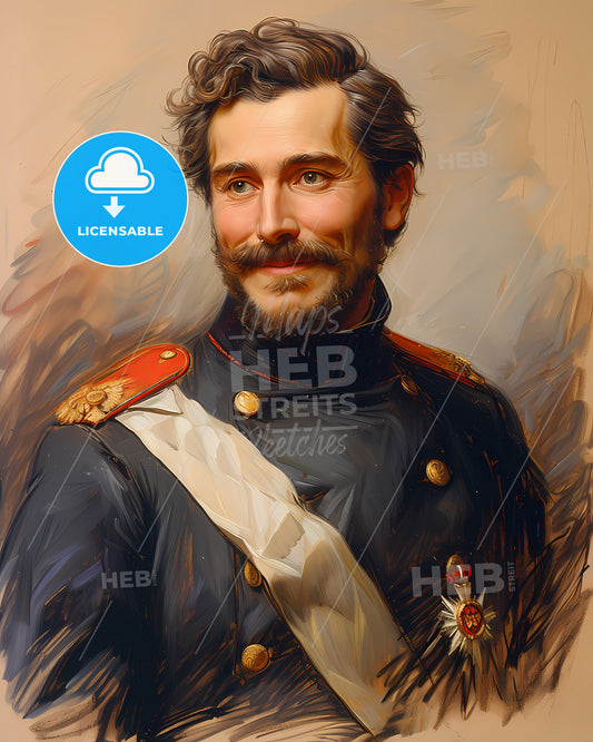 Emperor of Russia, Nicholas I, 1796 - 1855, a man in a military uniform