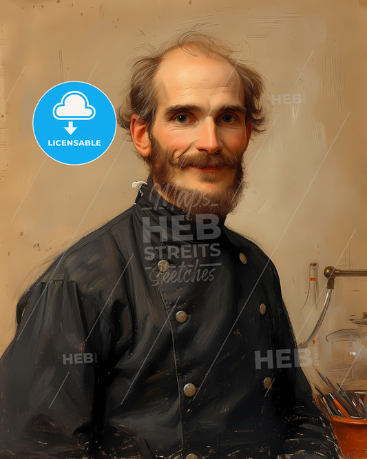Ignaz, Semmelweis, 1818 - 1865, a man in a black shirt