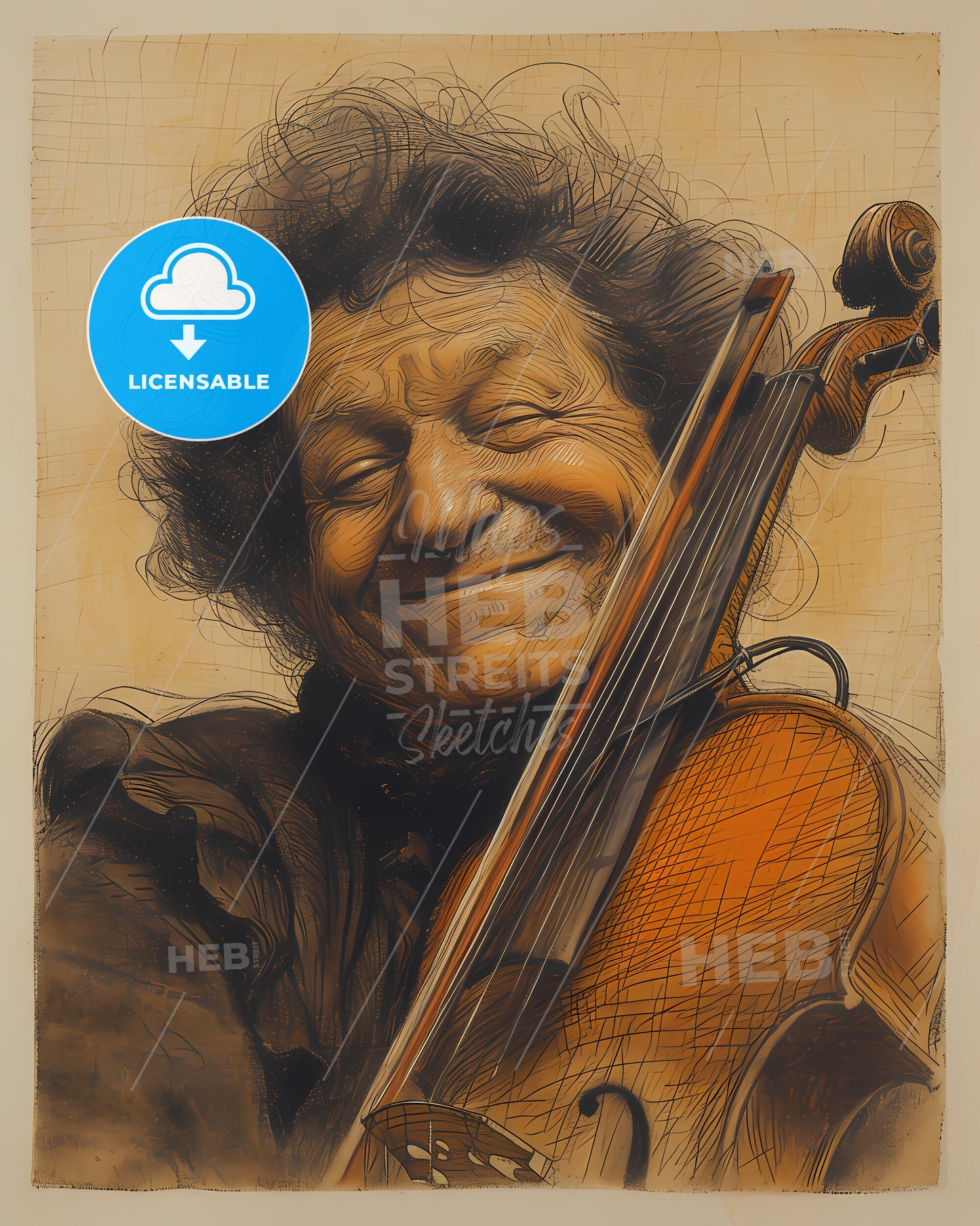 Giuseppe, Torelli, 1658 - 1709, a man holding a cello