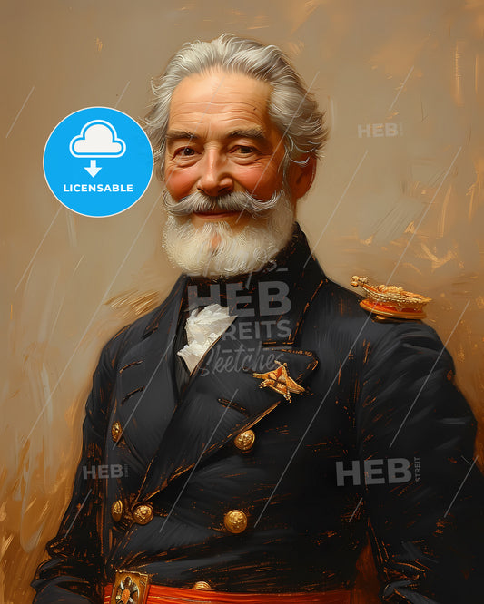 Kaiser, Wilhelm I, 1797 - 1888, a man in a military uniform