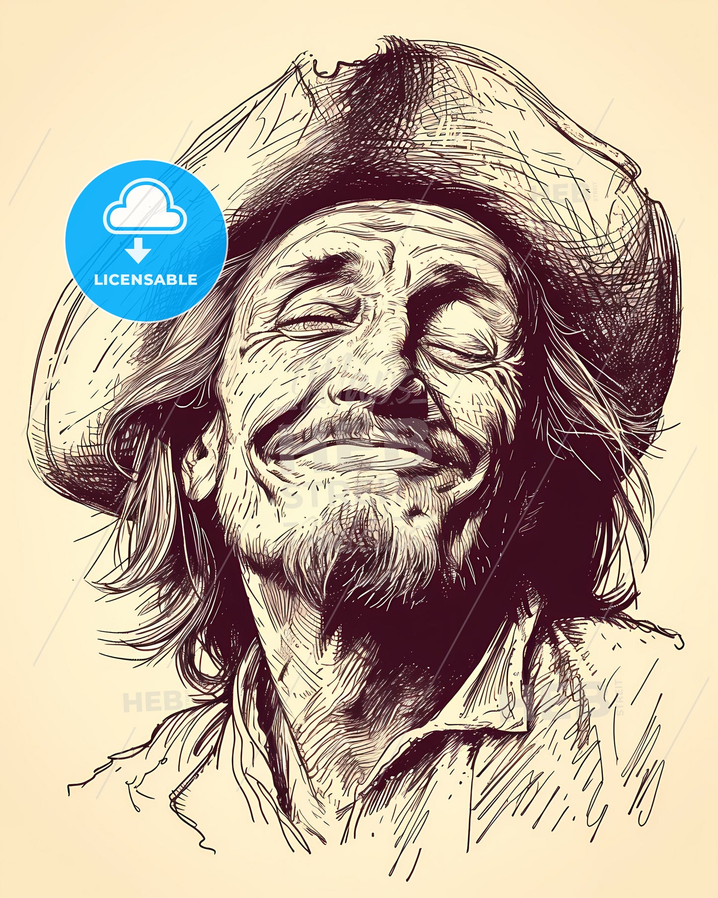 Ferdinand, Magellan, 1480 - 1521, a drawing of a man with his eyes closed