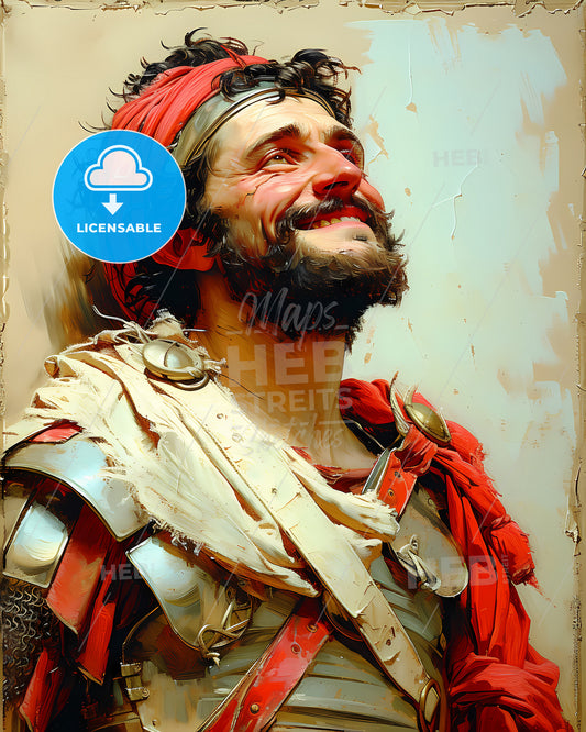 Vercingetorix, c. 82 BCE - 46 BCE, a man in a garment