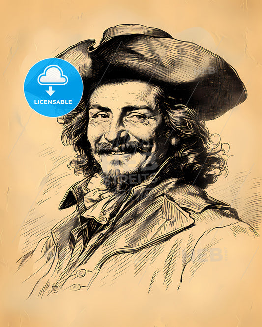 Eberhard, of Württemberg, 1614 - 1674, a man wearing a hat