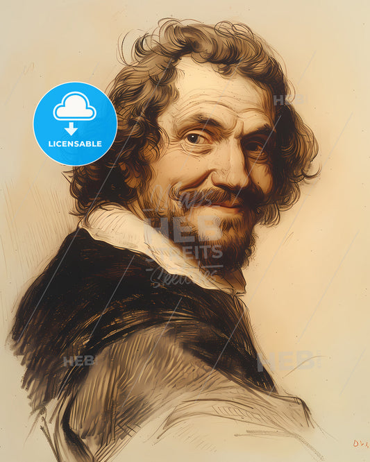 Ferdinand, Magellan, 1480 - 1521, a man with a mustache and beard