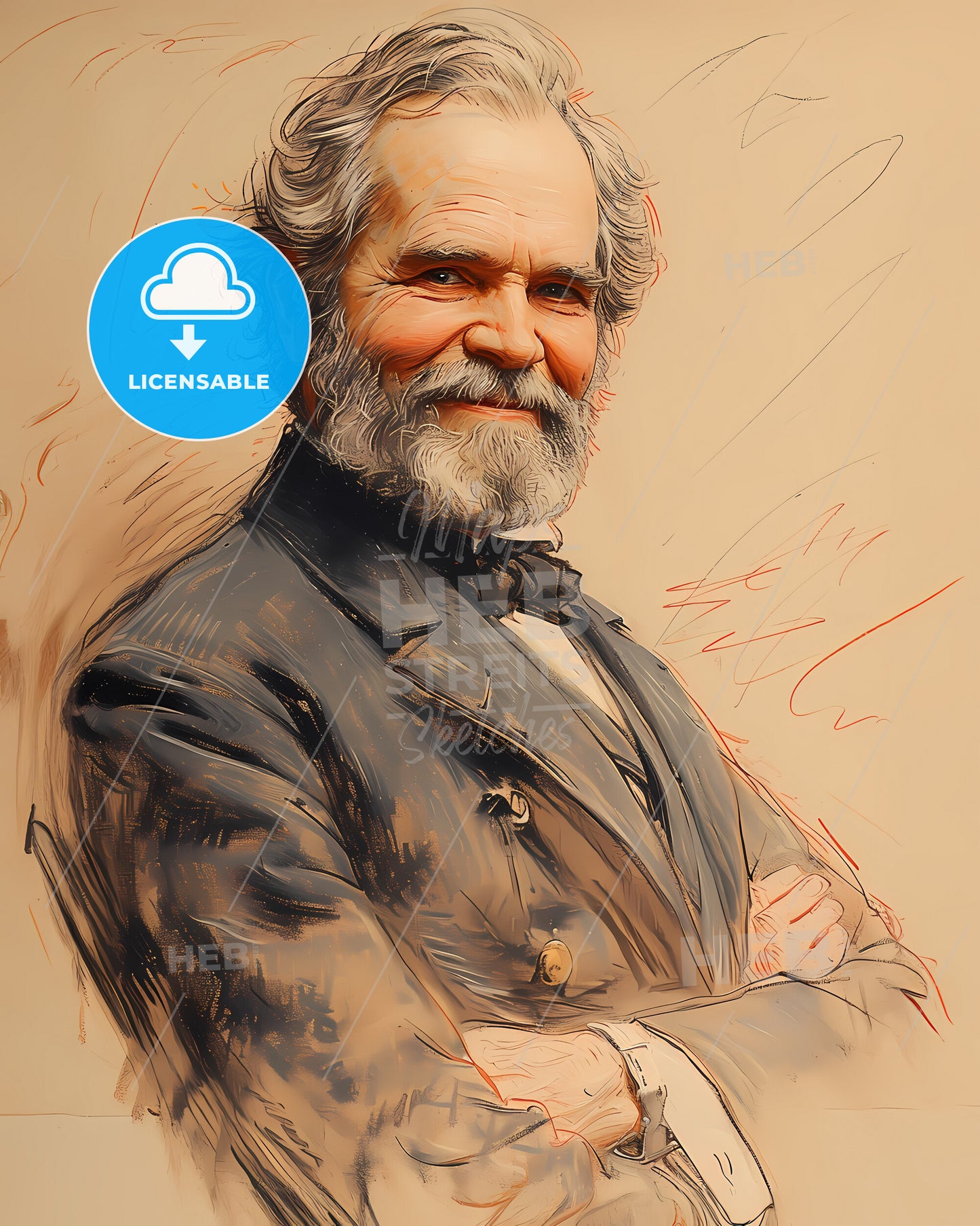 James, A. Garfield, 1831 - 1881, a man with a beard and mustache wearing a suit