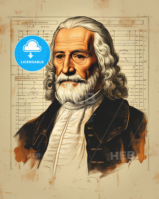 Richard, Baxter, 1615 - 1691, a portrait of a man with a beard