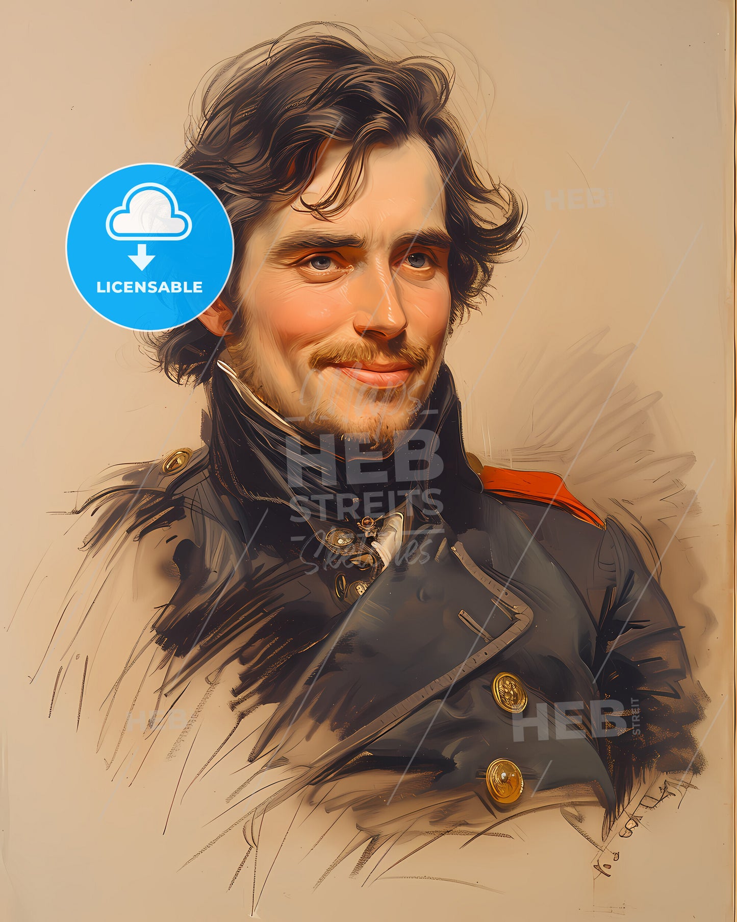 Charles IV, Spain, 1748 - 1819, a man in a military uniform