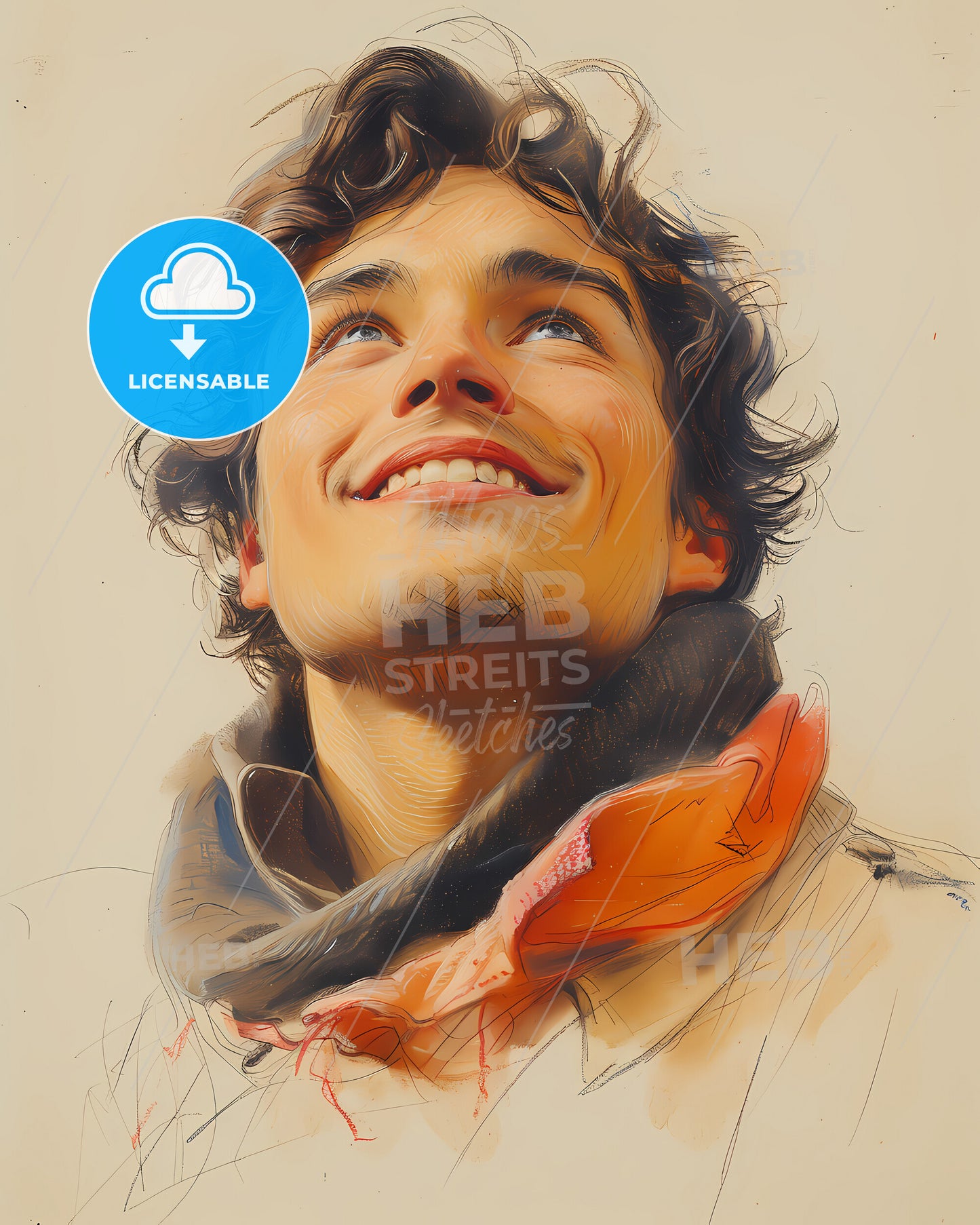 Alexander, von Humboldt, 1769 - 1859, a man looking up to the sky