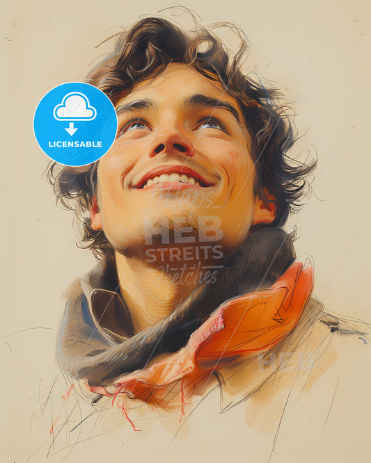 Alexander, von Humboldt, 1769 - 1859, a man looking up to the sky