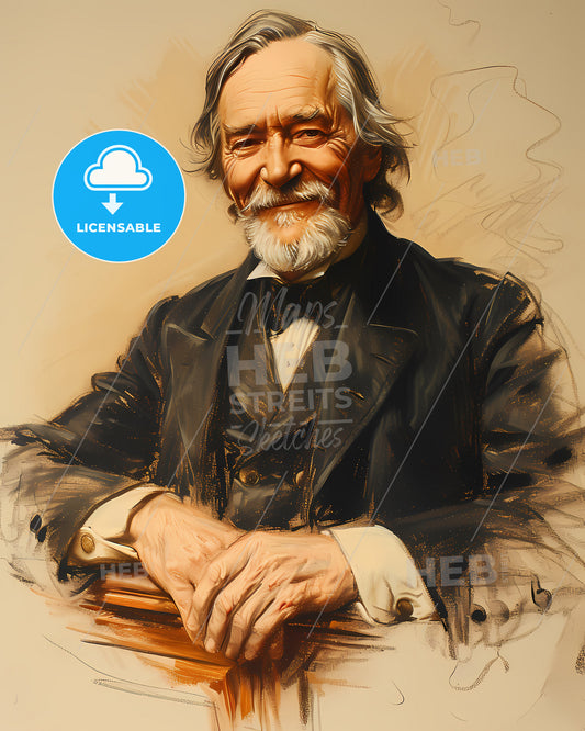 Admiral, David Farragut, 1801 - 1870, a man in a suit