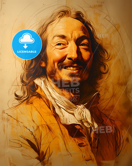 Antonio, Vivaldi, 1678 - 1741, a man with long hair and a beard