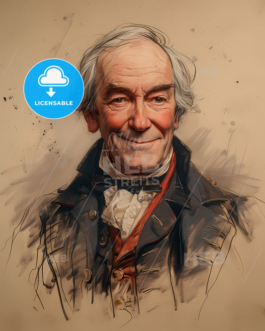 John Paul, Jones, 1747 - 1792, a man smiling for the camera