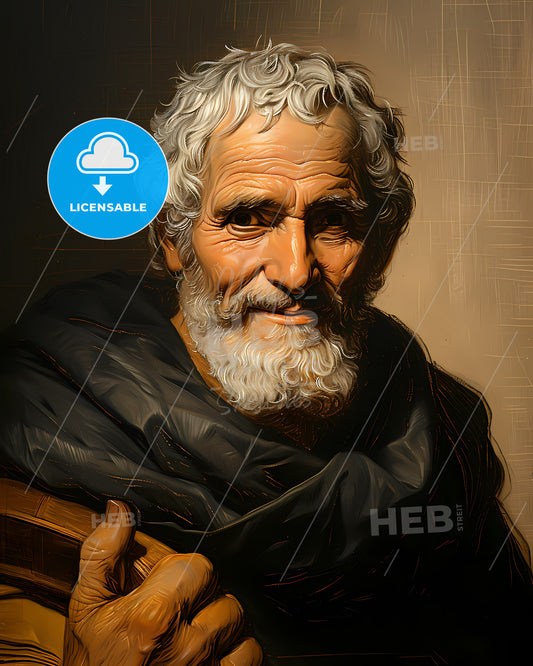 Francisco, de Vitoria, 1483 - 1546, a man with white hair and beard