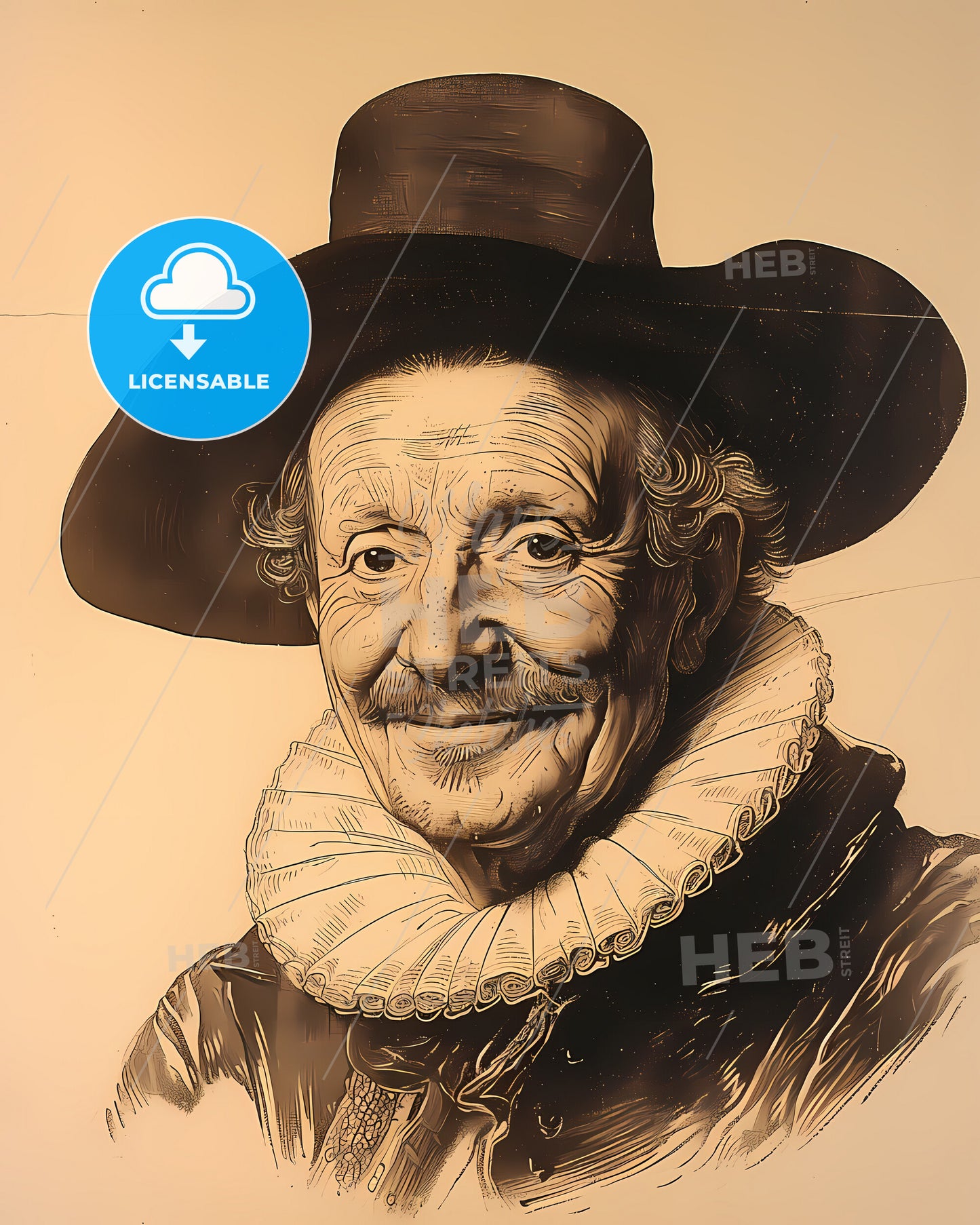 Richard, Hakluyt, 1553 - 1616, a man wearing a hat and a ruffled collar