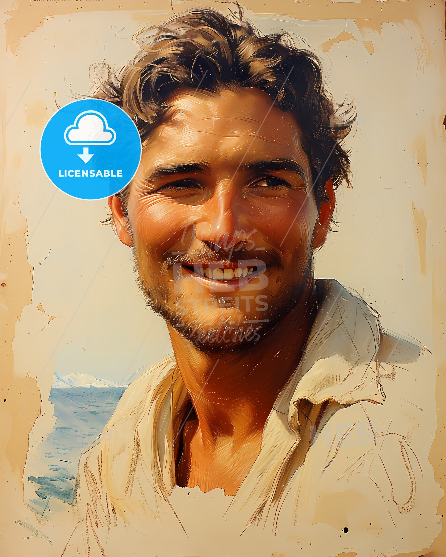 Ernest, Shackleton, 1874 - 1922, a man smiling at the camera