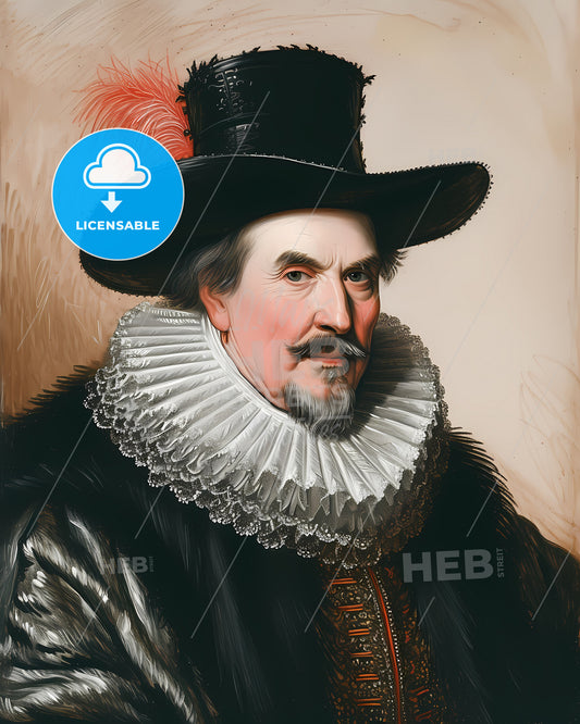 Francis, Bacon, 1561 - 1626, a man in a hat