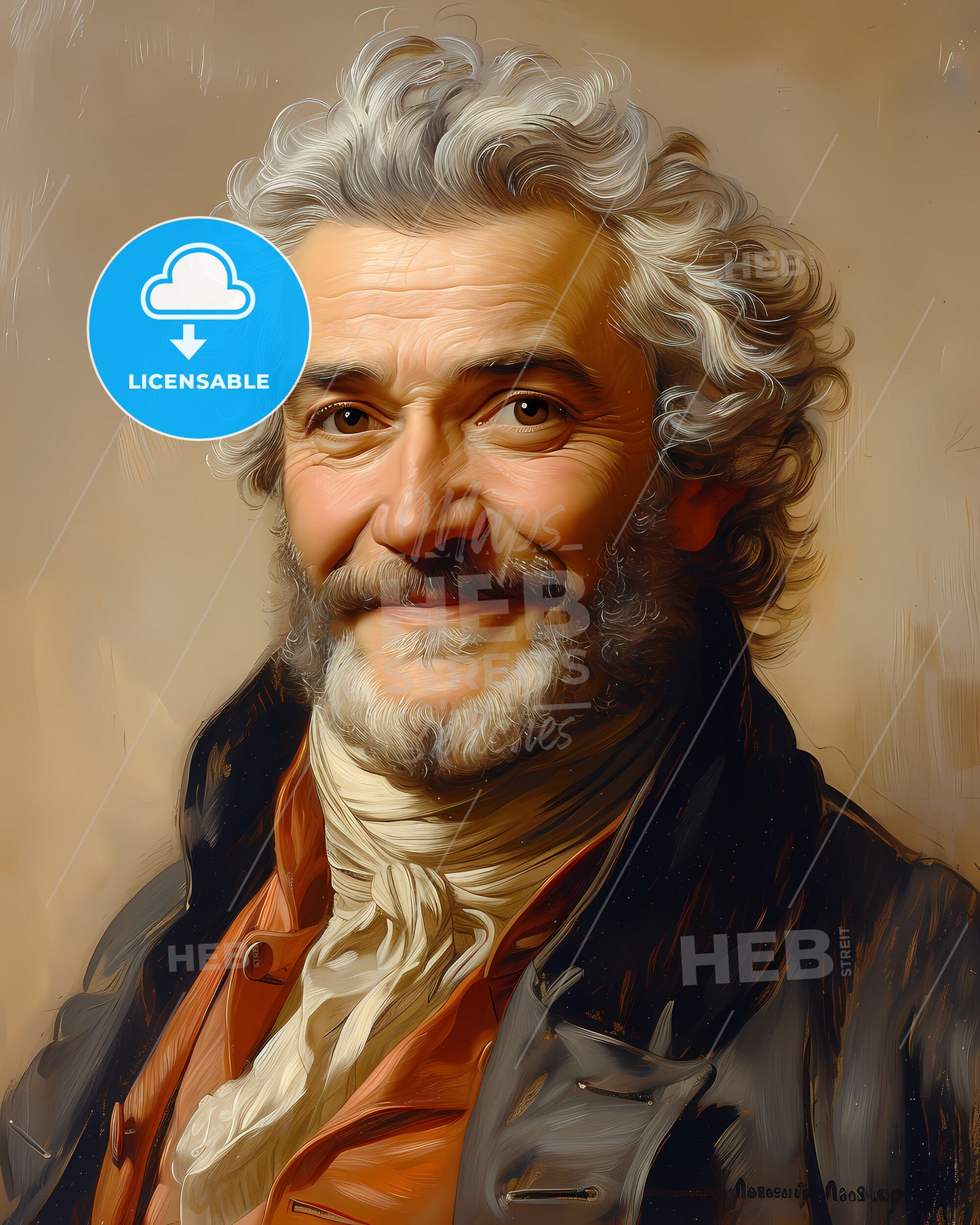 Charles, Messier, 1730 - 1817, a man with white hair and beard