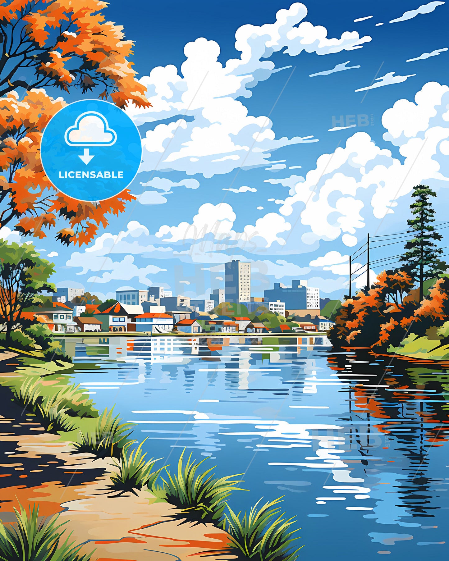 Wilmington, North Carolina, a water next to a city