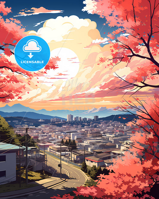 Killeen, Texas, a city with pink flowers