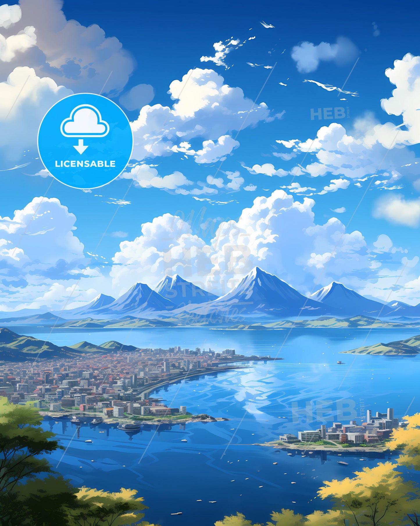 Tromsoe, Norway, a city next to a body of water