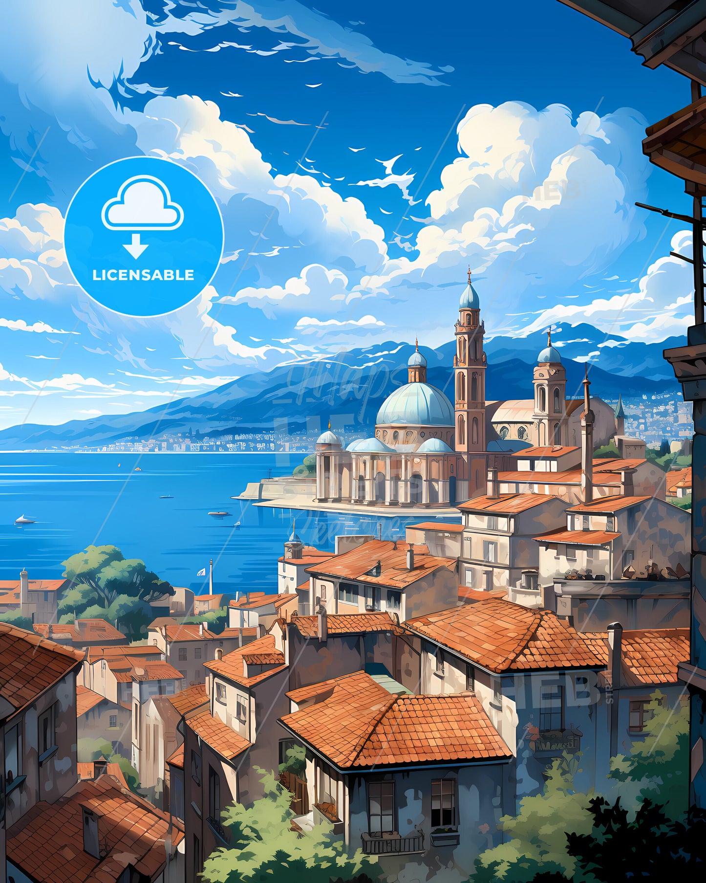 Lucerne, Switzerland, a city with a large building and a body of water