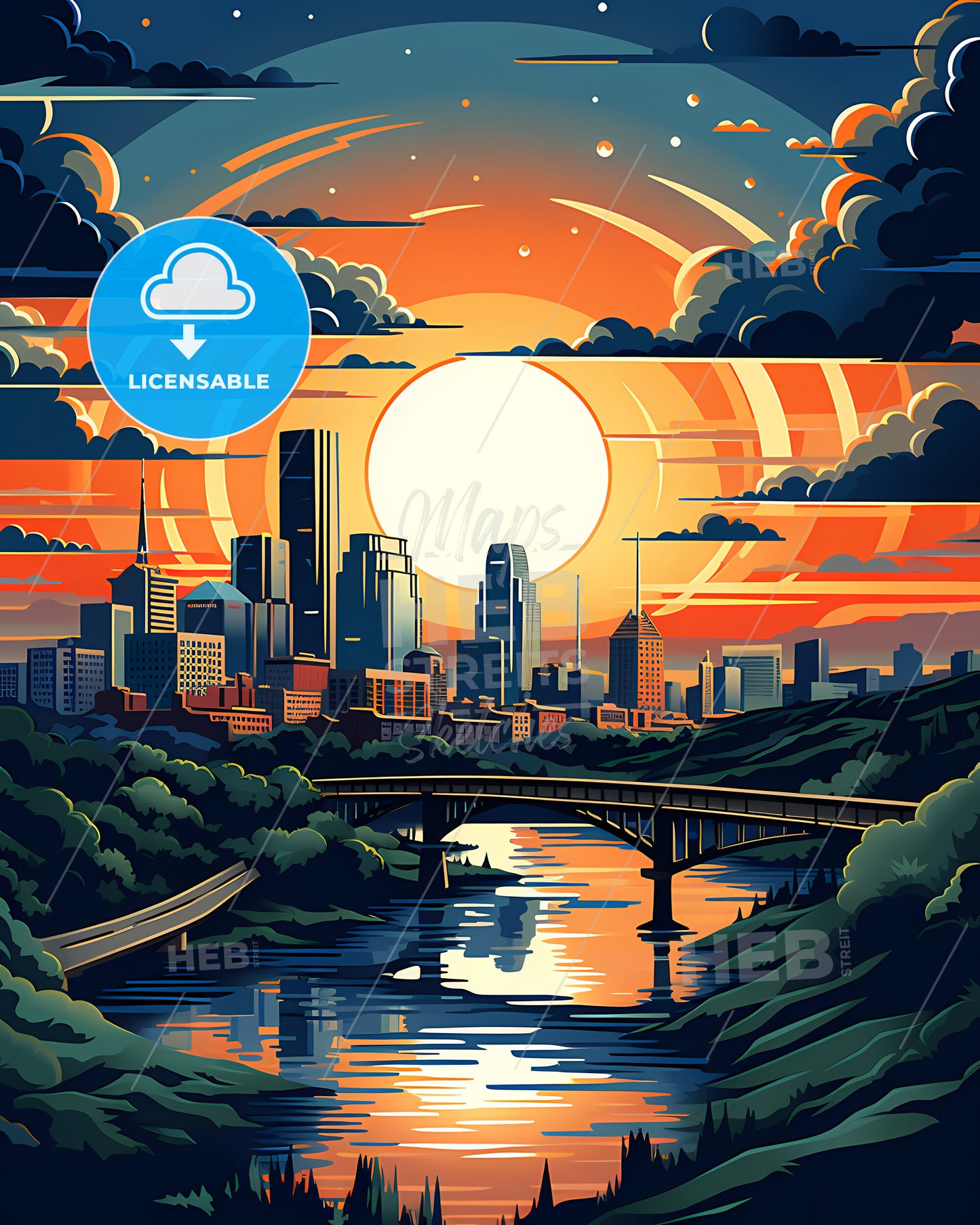 Mckinney, Texas, a city with a bridge over a river