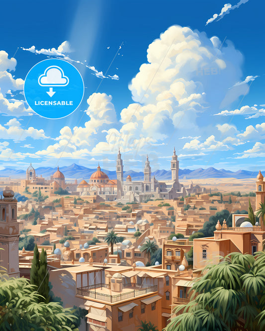 Sevilla, Spain, a city with buildings and trees