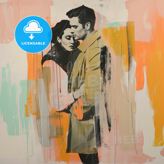 A Painting Of A Man And Woman