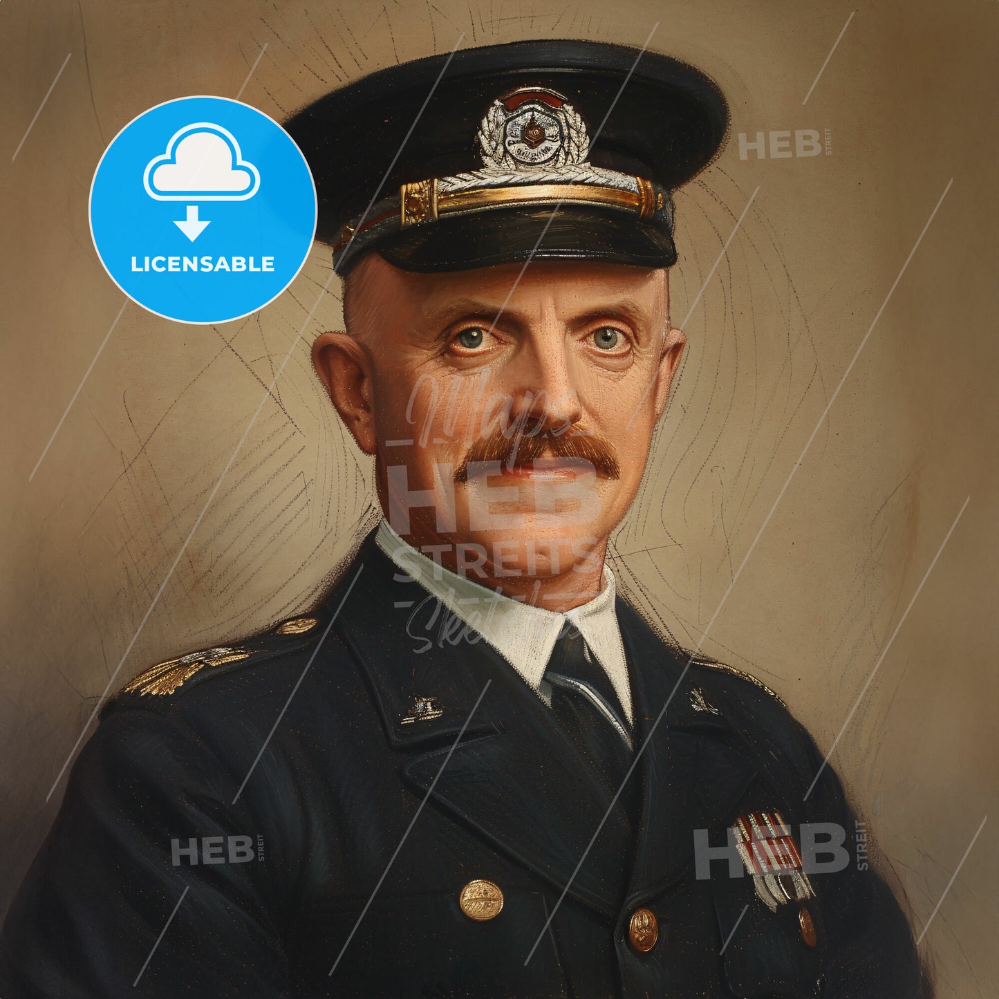 Albert Gleaves, 1858 - 1937, American Admiral - A Man In A Uniform