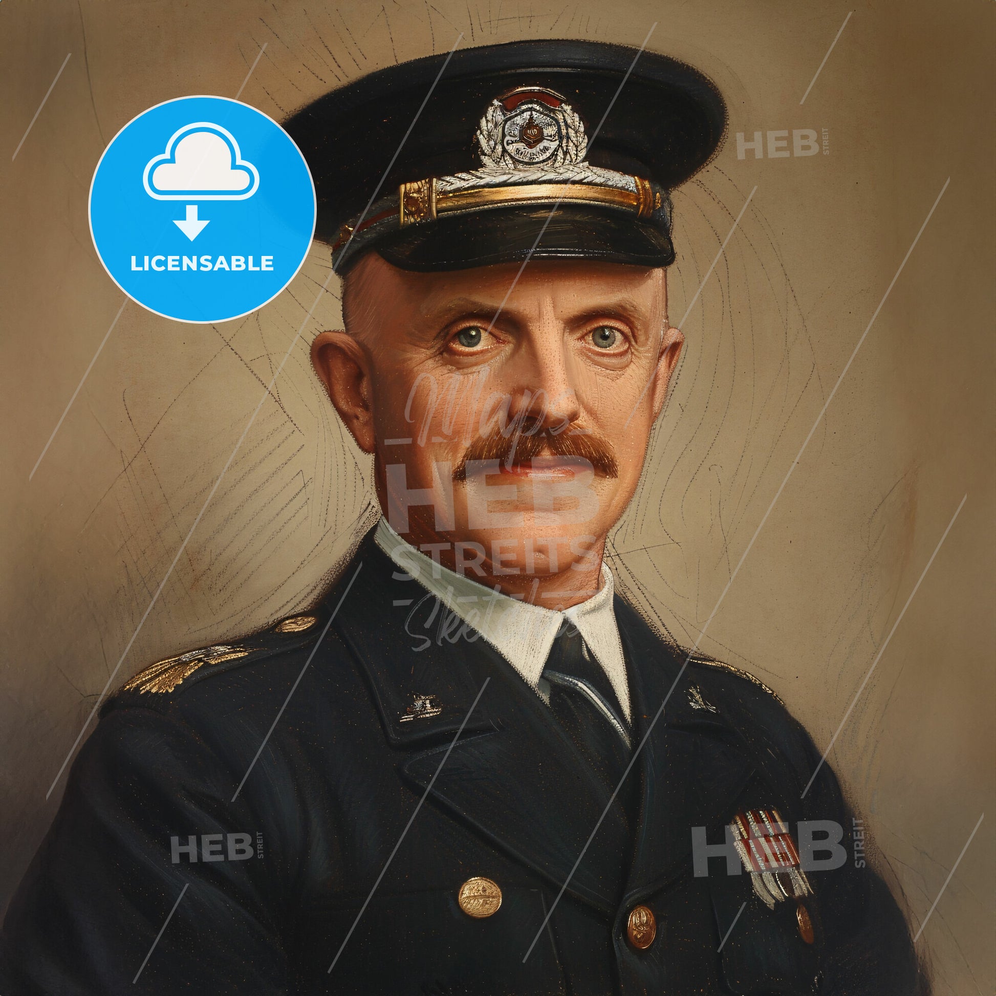 Albert Gleaves, 1858 - 1937, American Admiral - A Man In A Uniform