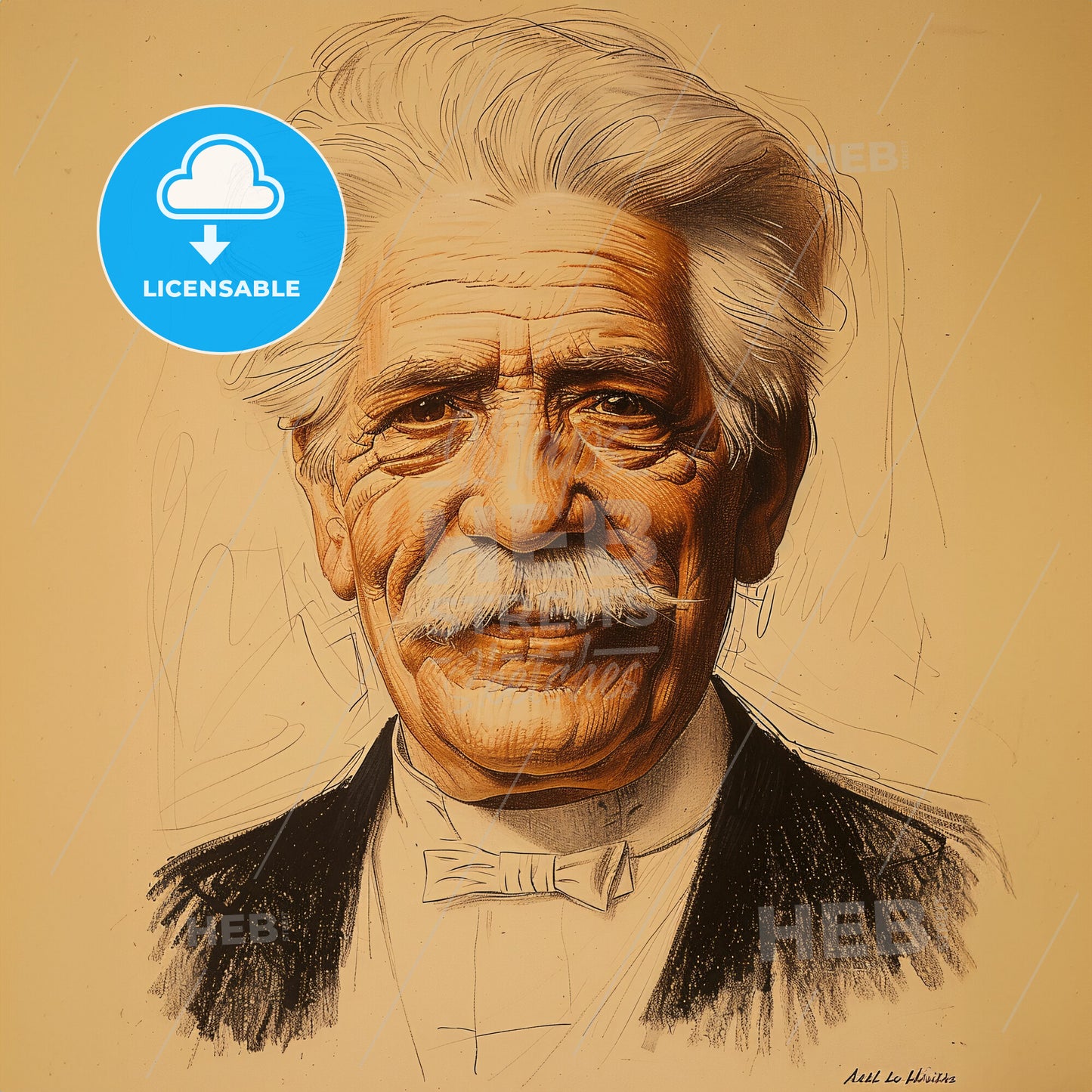 Albert Schweitzer, 1875 - 1965, German theologian and missionary - A Portrait Of A Man