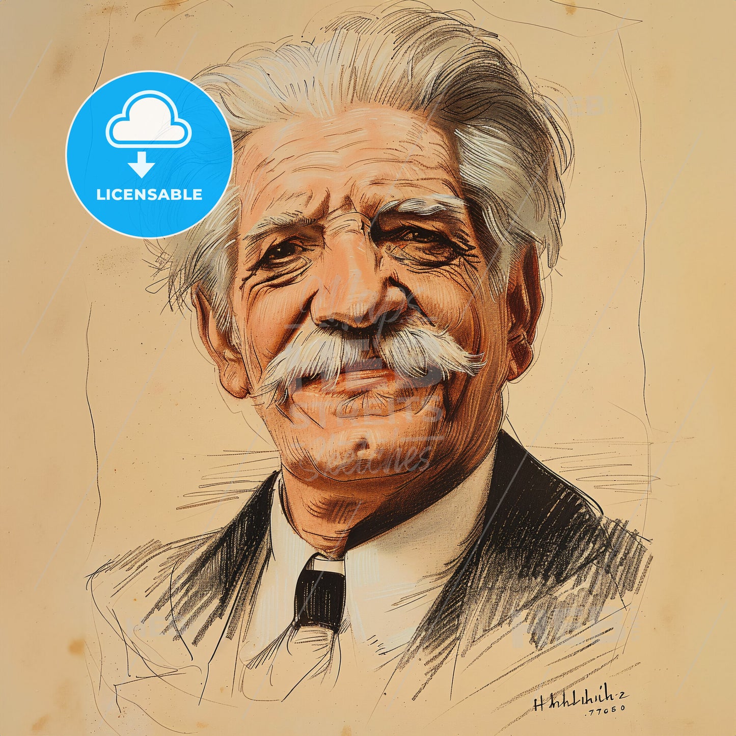 Albert Schweitzer, 1875 - 1965, German theologian and missionary - A Portrait Of A Man