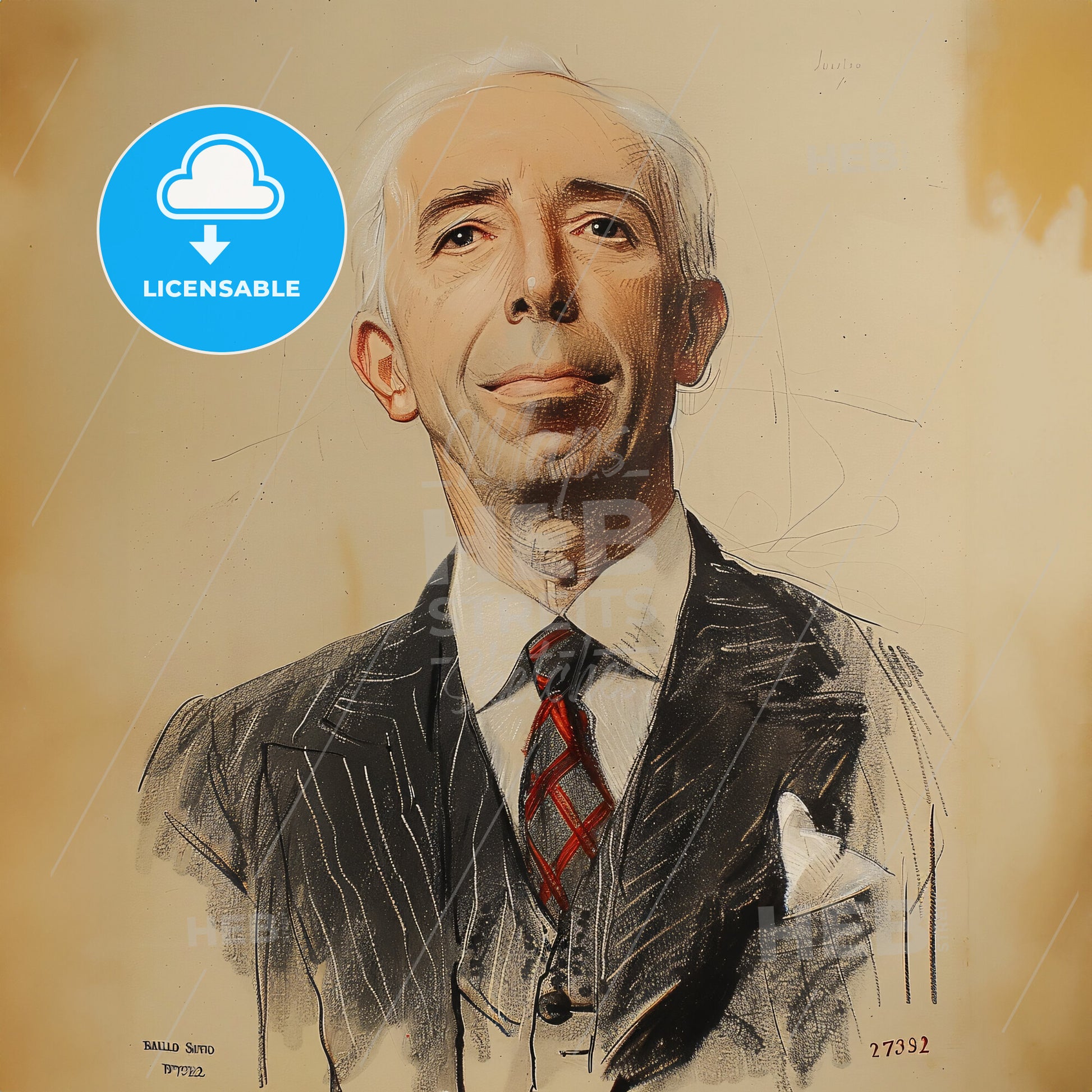 Alberto Santos-Dumont, 1873 - 1932, Brazilian aviator and inventor - A Man In A Suit