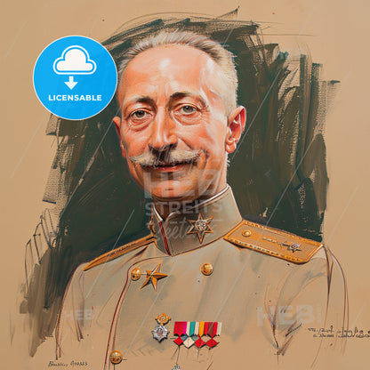 Aleksei Brusilov, 1853 - 1926, Russian General - A Man In Military Uniform