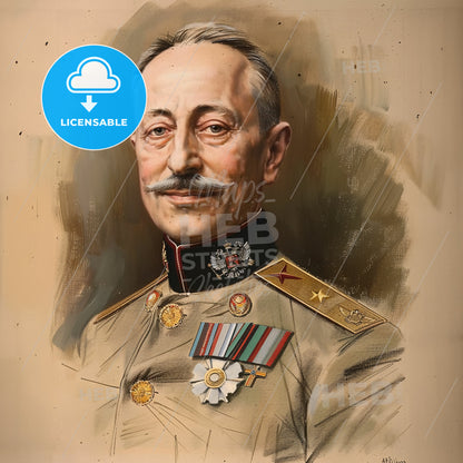 Aleksei Brusilov, 1853 - 1926, Russian General - A Man In Military Uniform