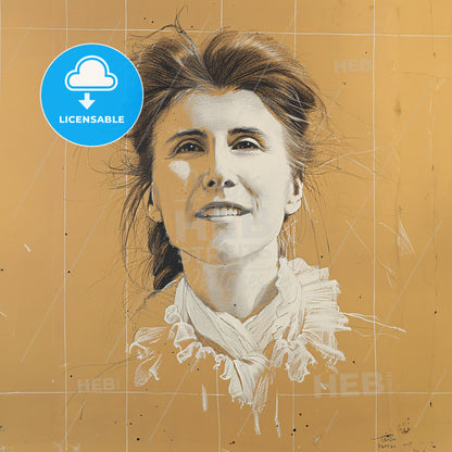 Amy Carmichael, 1867 - 1951, Irish missionary - A Drawing Of A Woman