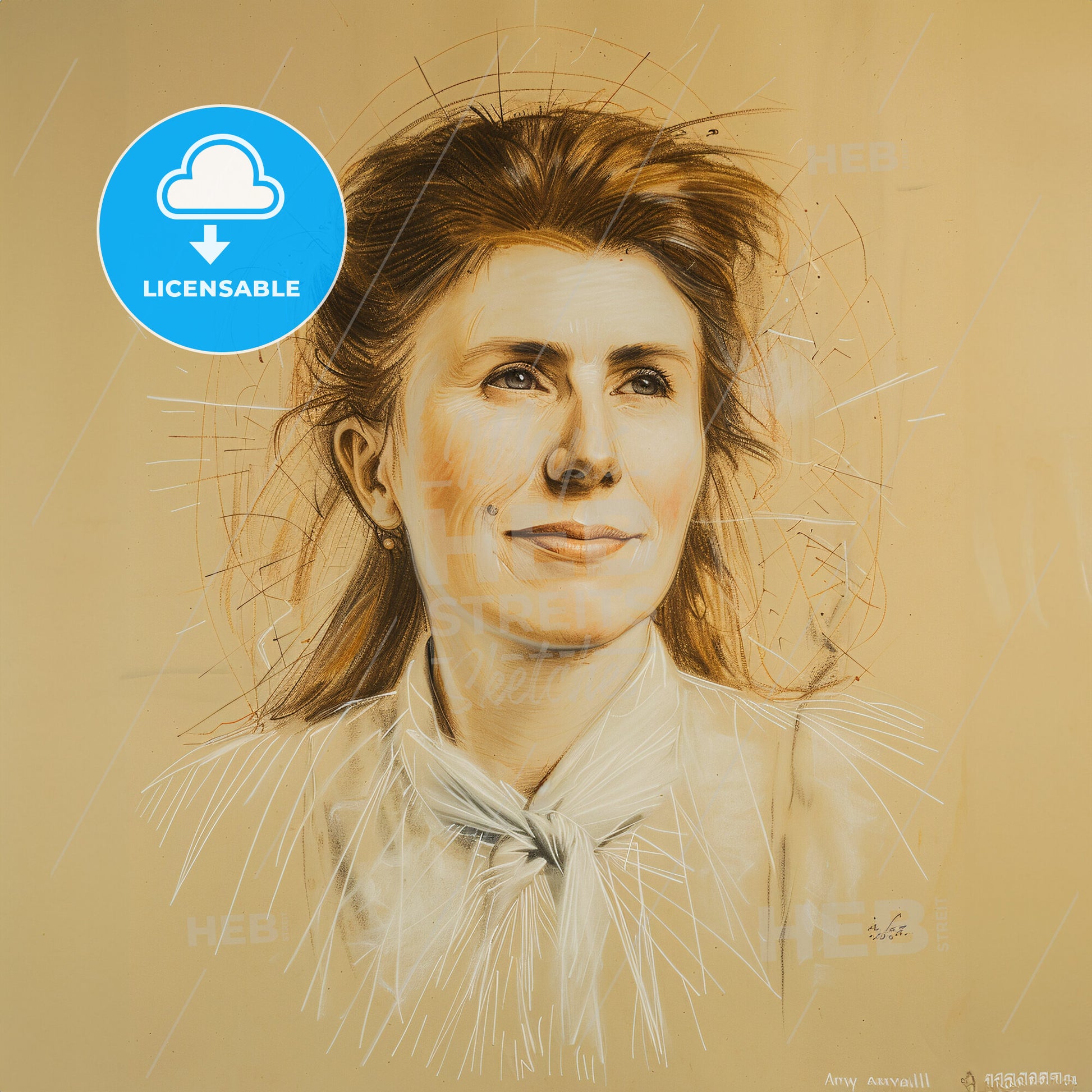 Amy Carmichael, 1867 - 1951, Irish missionary - A Drawing Of A Woman