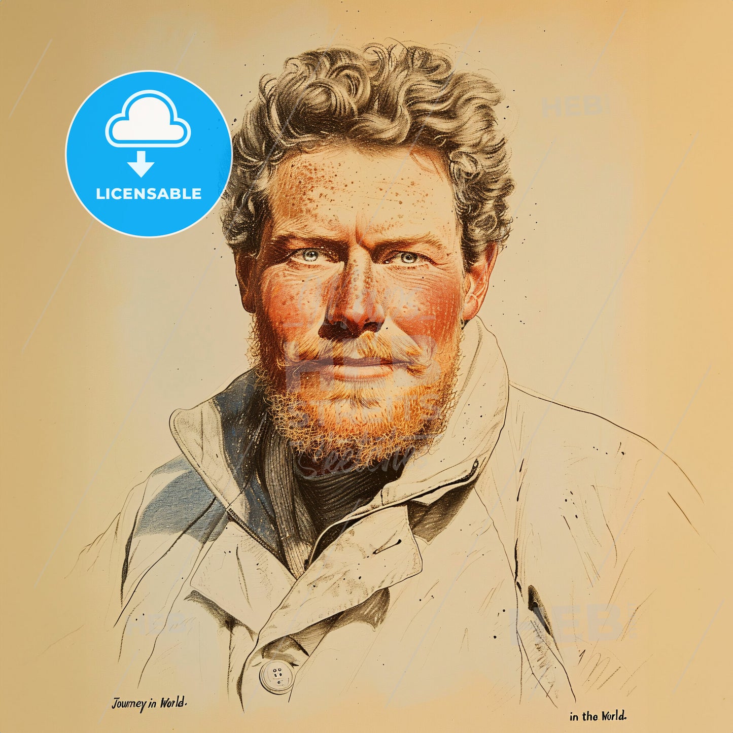 Apsley Cherry-Garrard, 1886 - 1959, British explorer - A Portrait Of A Man