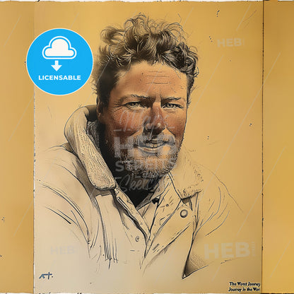 Apsley Cherry-Garrard, 1886 - 1959, British explorer - A Man With A Beard