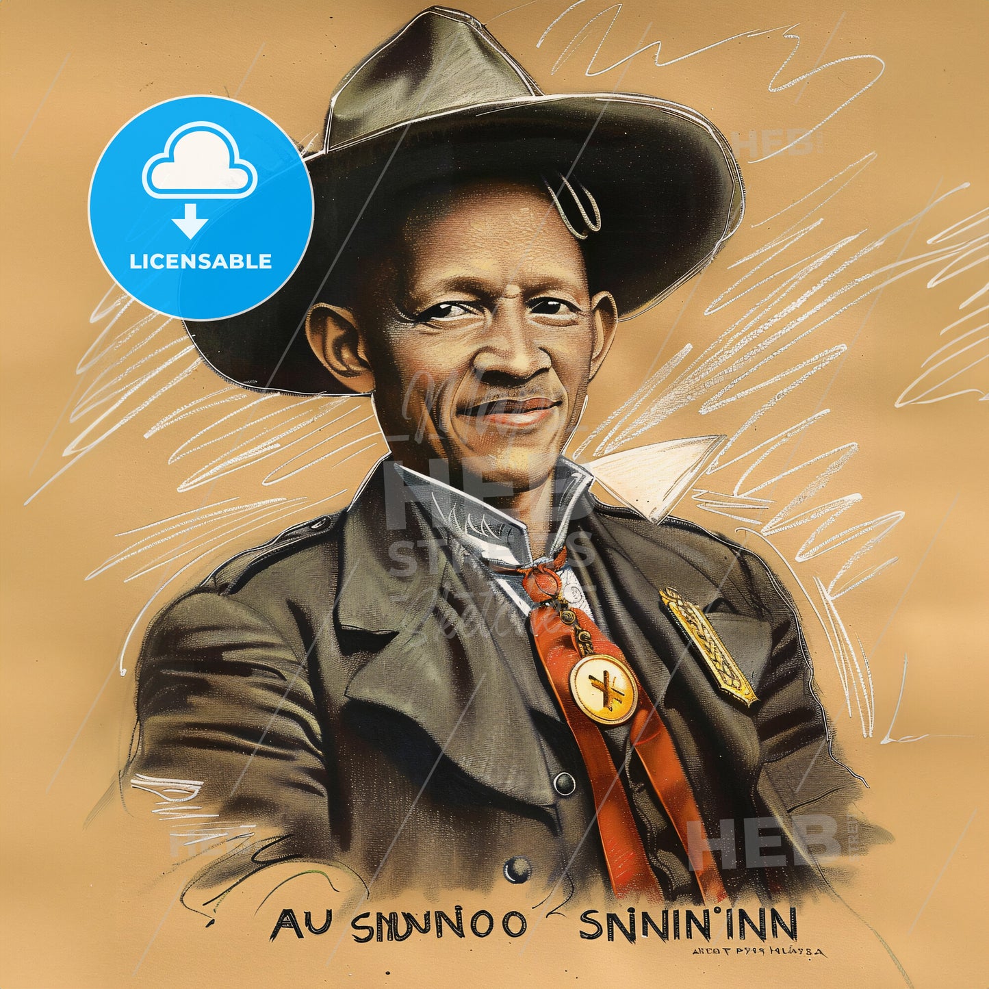 Augusto Sandino, 1895 - 1934, Nicaraguan revolutionary - A Man In A Hat And Coat