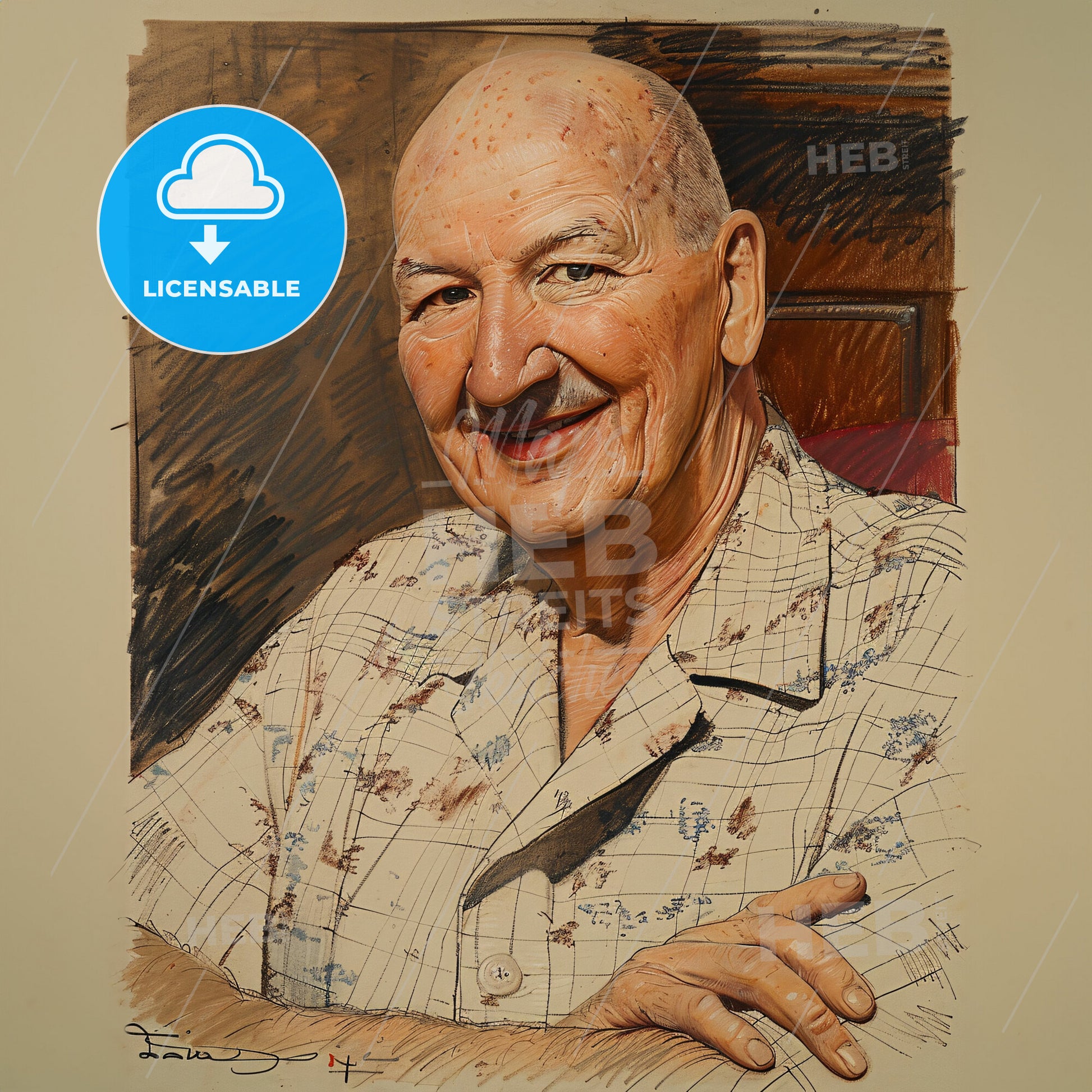 Bernard J. Anson, 1904 - 1981, American anesthesiologist - A Man Smiling At Camera