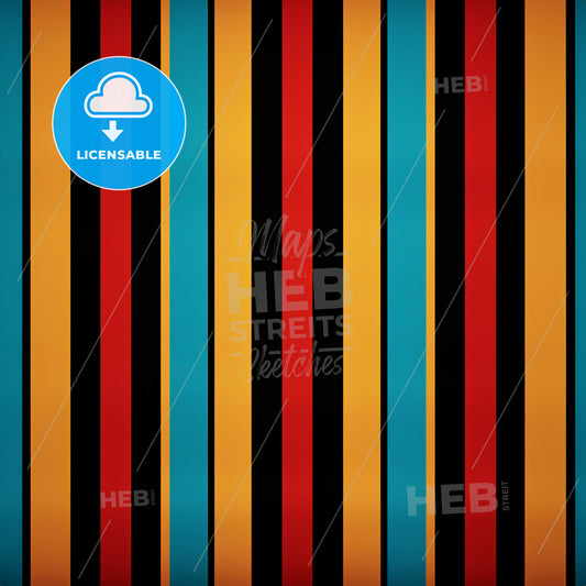 A Colorful Striped Background With Black And Red Stripes