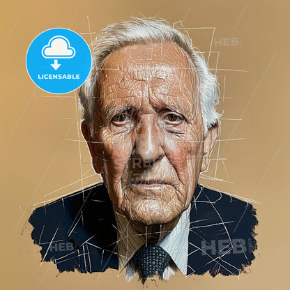 Brother Andrew, 1928 - 2022, Dutch missionary - An Old Man In A Suit