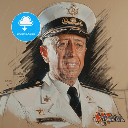Charles Lockwood, 1890 - 1967, American Vice Admiral - A Man In A Military Uniform