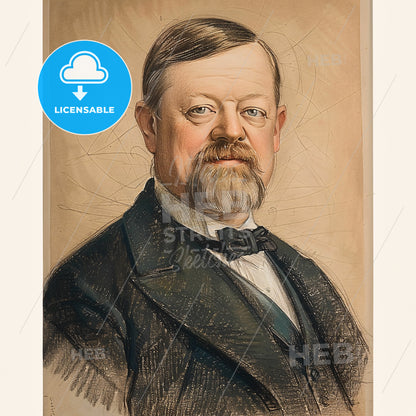 Charles Melville Hays, 1856 - 1912, American-Canadian railway executive - A Portrait Of A Man