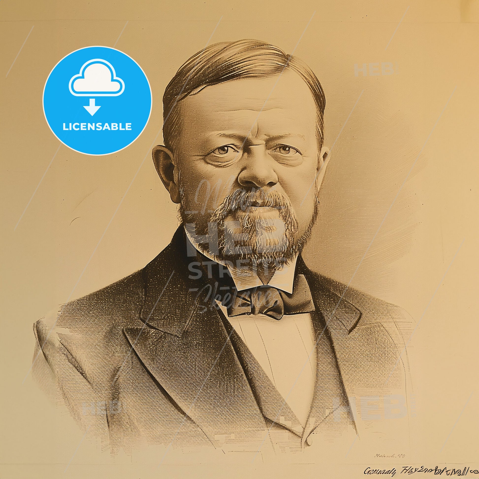 Charles Melville Hays, 1856 - 1912, American-Canadian railway executive - A Man In A Suit